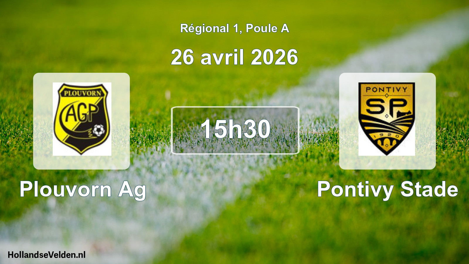 Geplande wedstrijd: Plouvorn Ag - Pontivy Stade (26 april 2026)