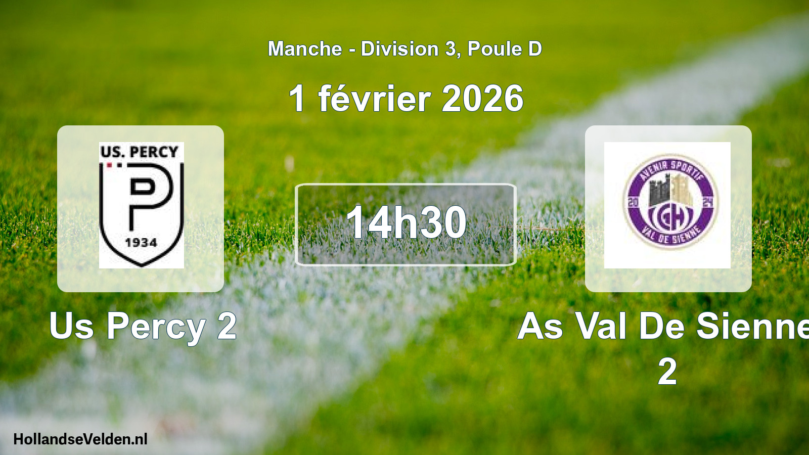 Scheduled Match: Us Percy 2 - As Val De Sienne 2 (1 February 2026)