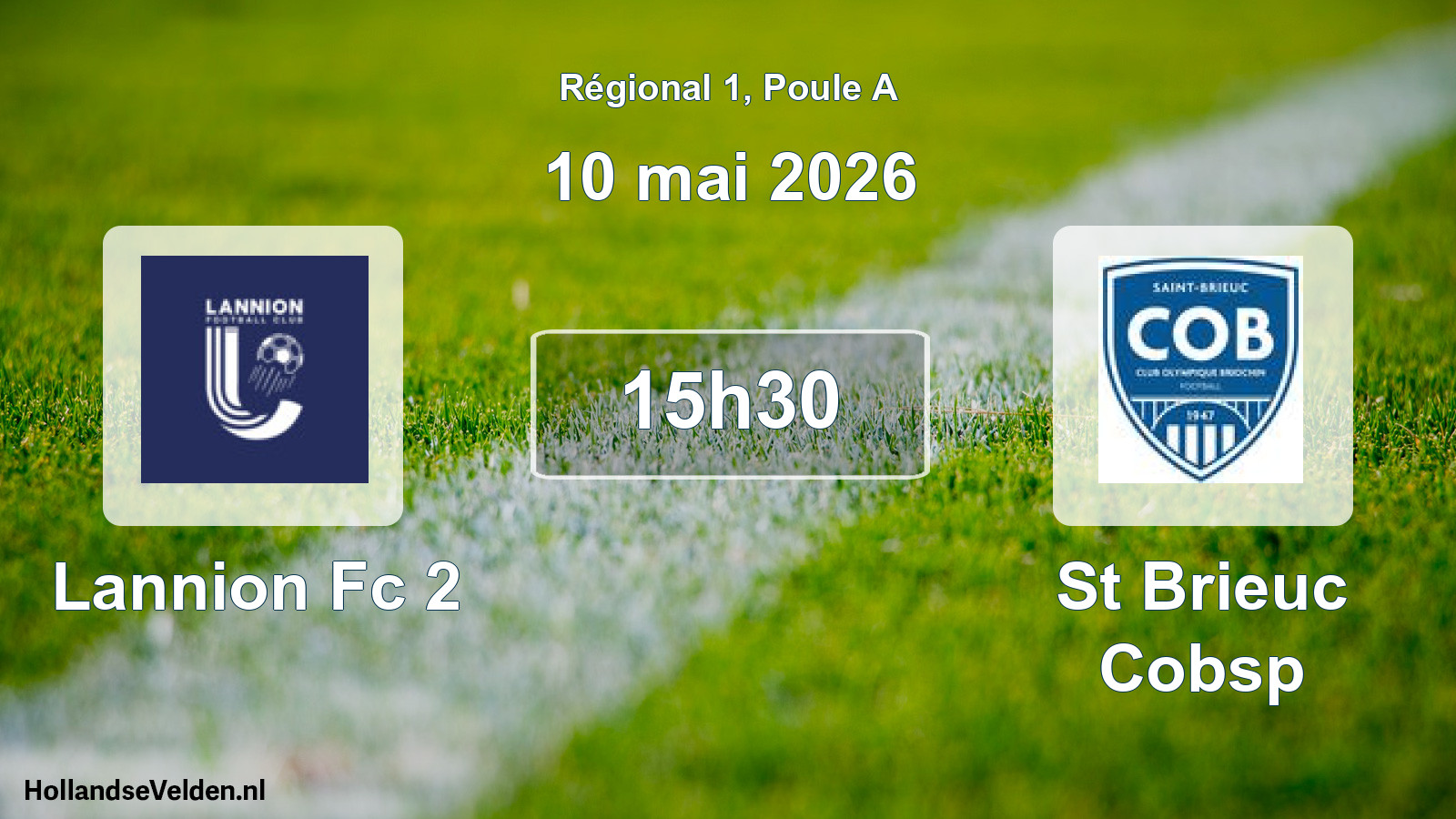 Scheduled Match: Lannion Fc 2 - St Brieuc Cobsp (10 May 2026)