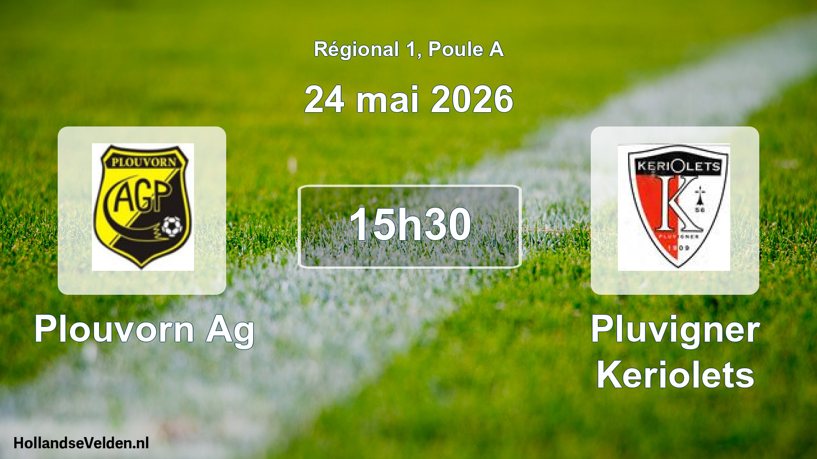Geplande wedstrijd: Plouvorn Ag - Pluvigner Keriolets (24 mai 2026)