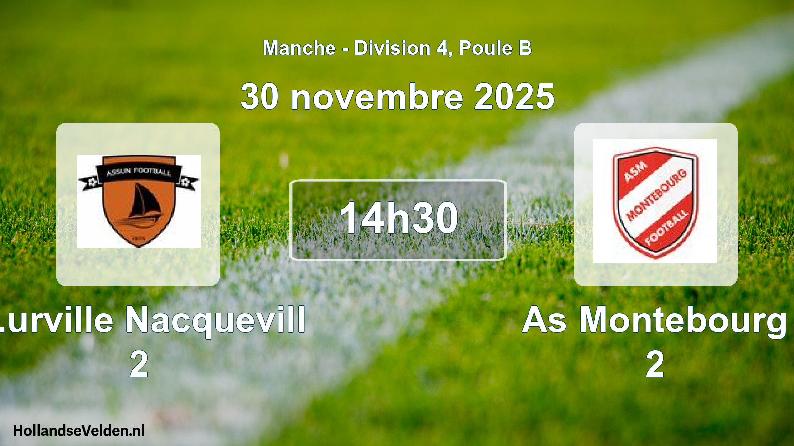 Geplande wedstrijd: S.urville Nacquevill 2 - As Montebourg 2 (30 novembre 2025)