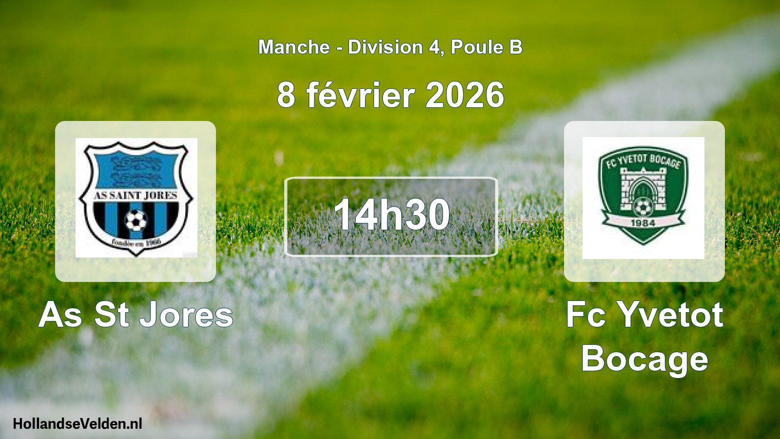 Scheduled Match: As St Jores - Fc Yvetot Bocage (8 February 2026)