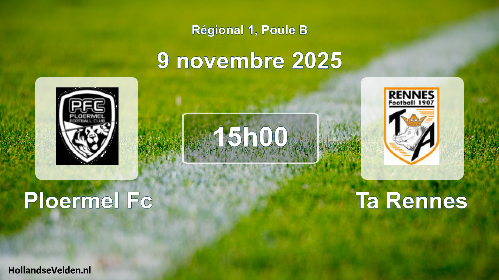 Scheduled Match: Ploermel Fc - Ta Rennes (9 November 2025)