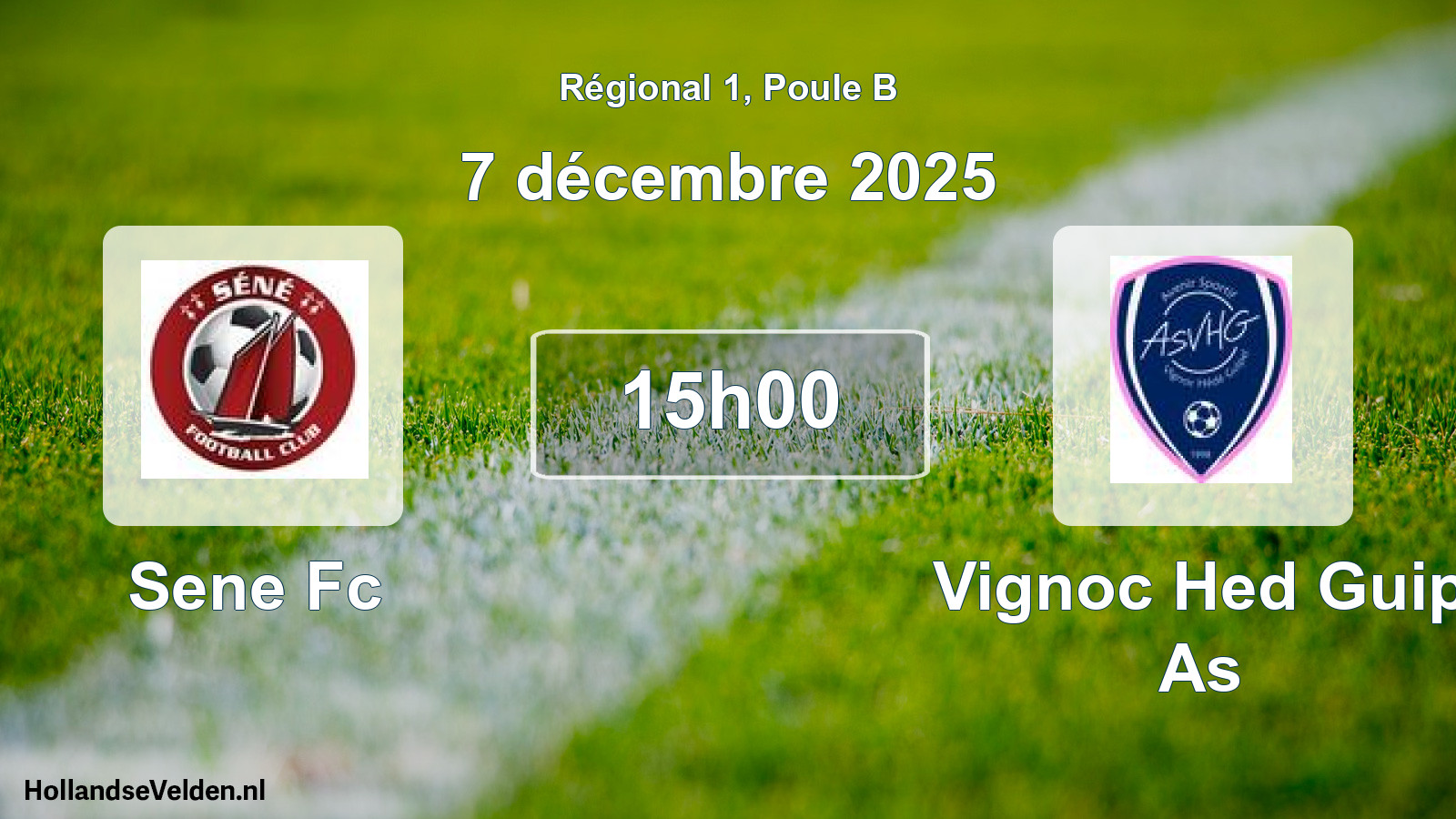 Scheduled Match: Sene Fc - Vignoc Hed Guip As (7 December 2025)