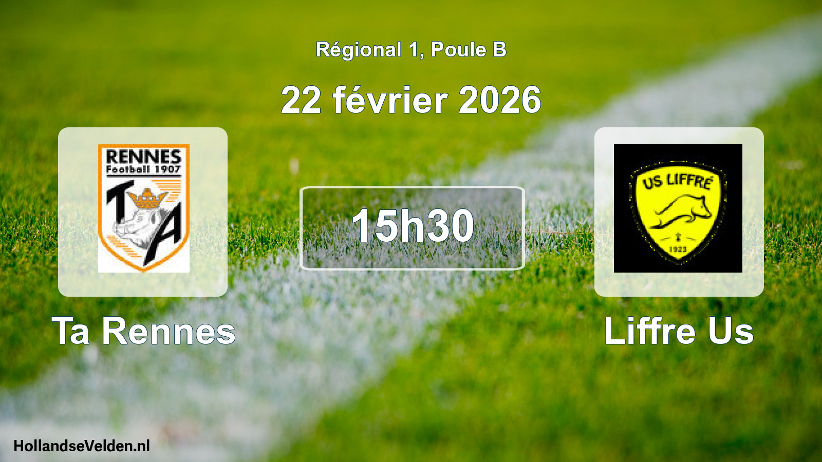 Scheduled Match: Ta Rennes - Liffre Us (22 February 2026)