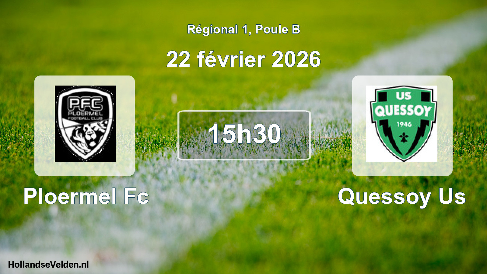 Scheduled Match: Ploermel Fc - Quessoy Us (22 February 2026)