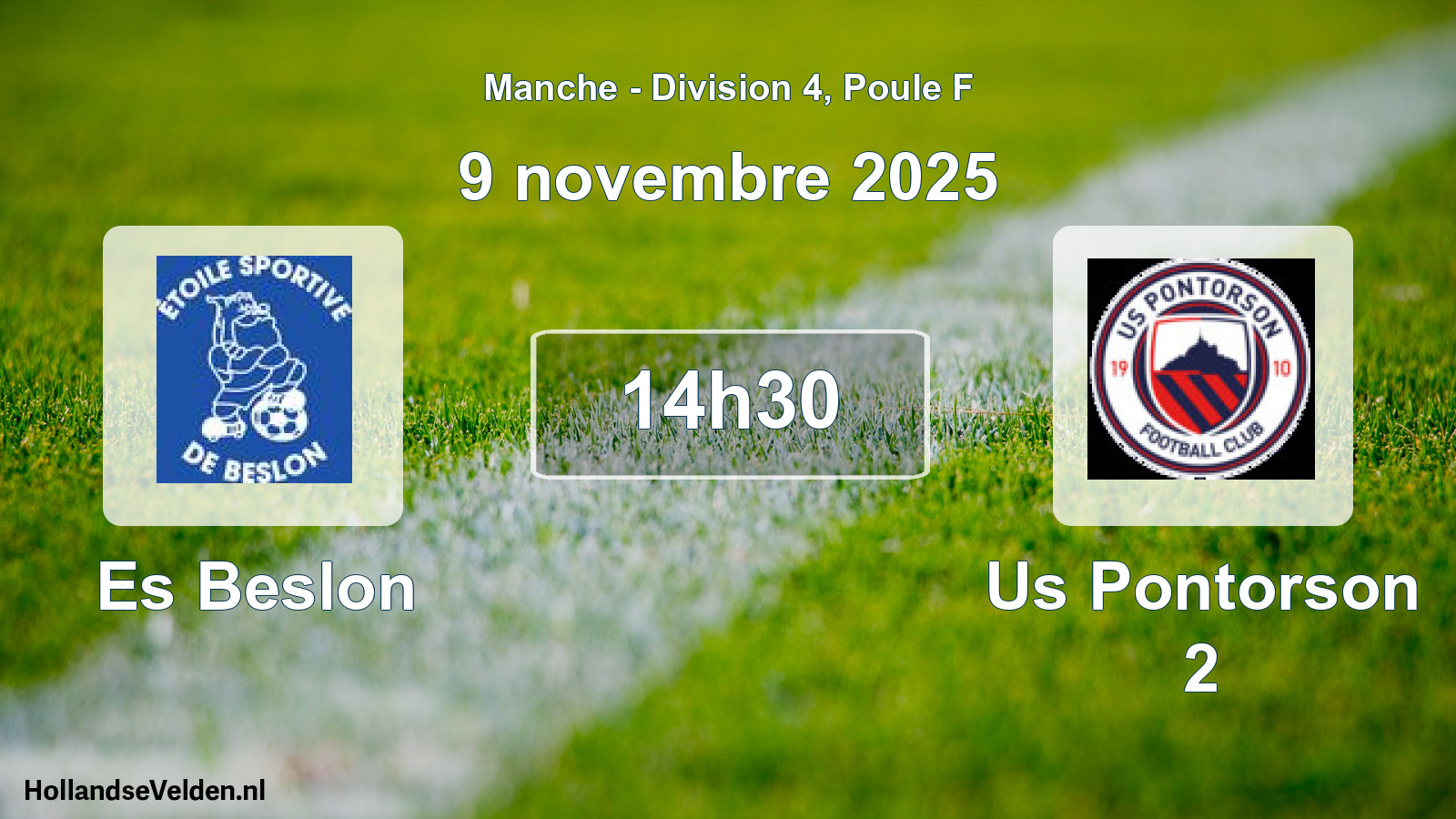 Geplande wedstrijd: Es Beslon - Us Pontorson 2 (9 november 2025)