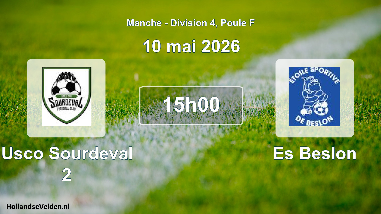 Scheduled Match: Usco Sourdeval 2 - Es Beslon (10 May 2026)