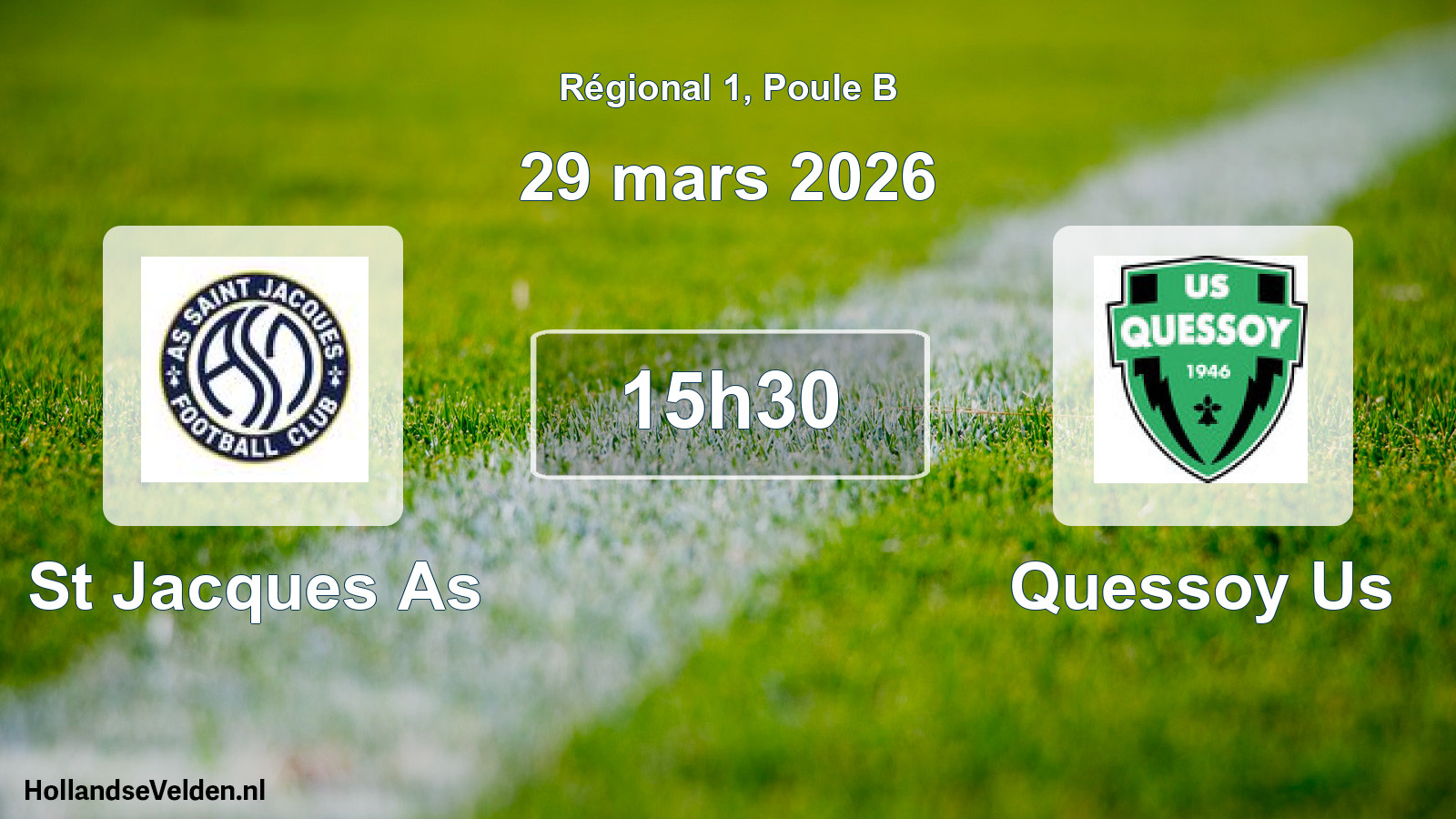 Scheduled Match: St Jacques As - Quessoy Us (29 March 2026)