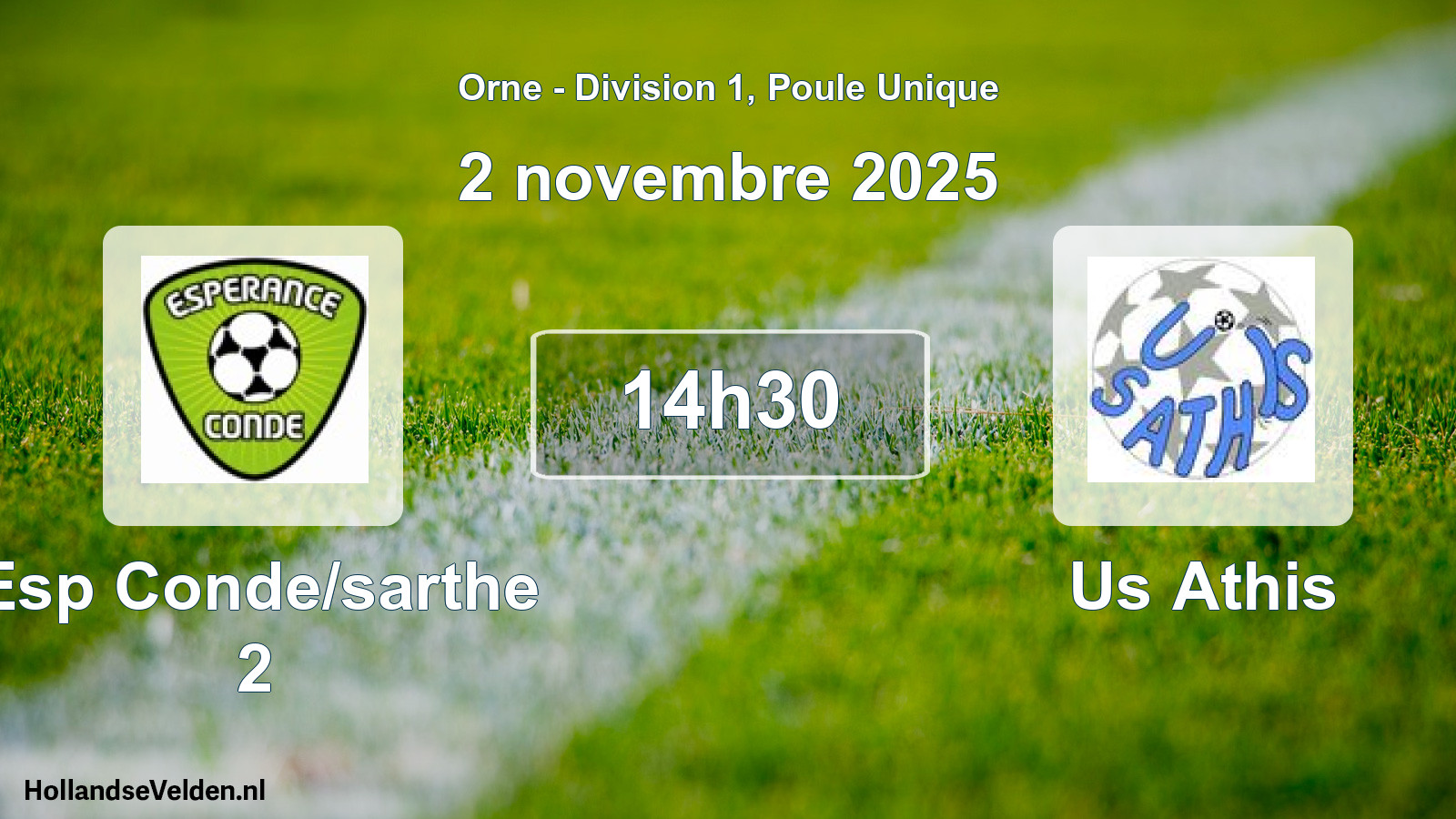Scheduled Match: Esp Conde/sarthe 2 - Us Athis (2 November 2025)