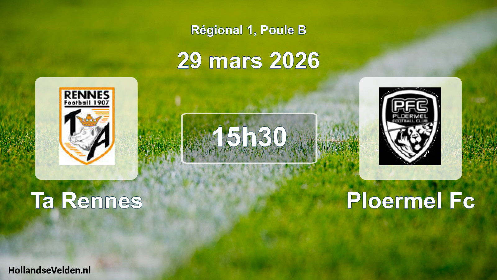Geplande wedstrijd: Ta Rennes - Ploermel Fc (29 maart 2026)