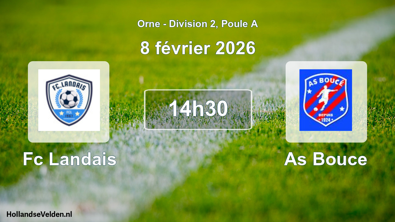 Geplande wedstrijd: Fc Landais - As Bouce (8 février 2026)
