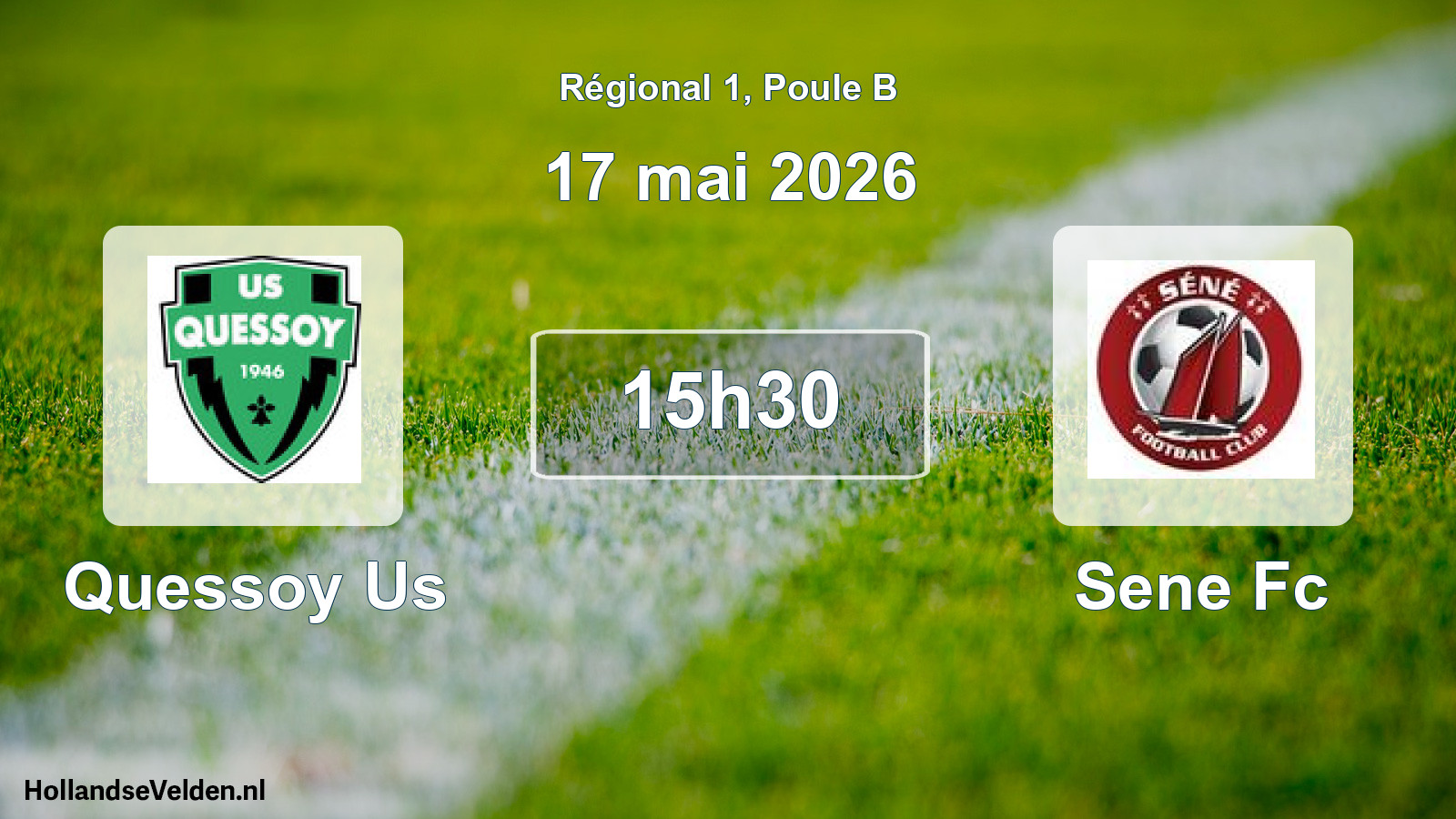 Scheduled Match: Quessoy Us - Sene Fc (17 May 2026)