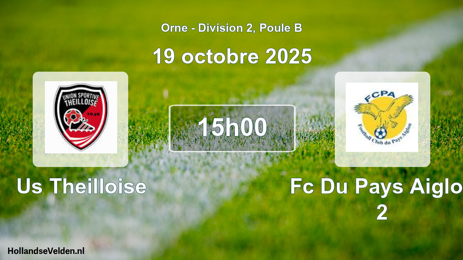 Scheduled Match: Us Theilloise - Fc Du Pays Aiglon 2 (19 October 2025)