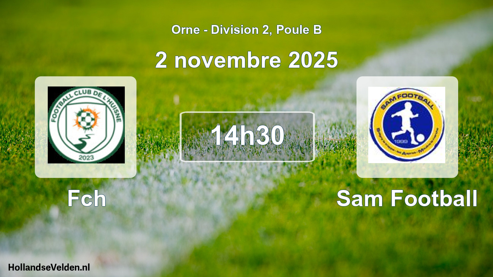 Geplande wedstrijd: Fch - Sam Football (2 novembre 2025)