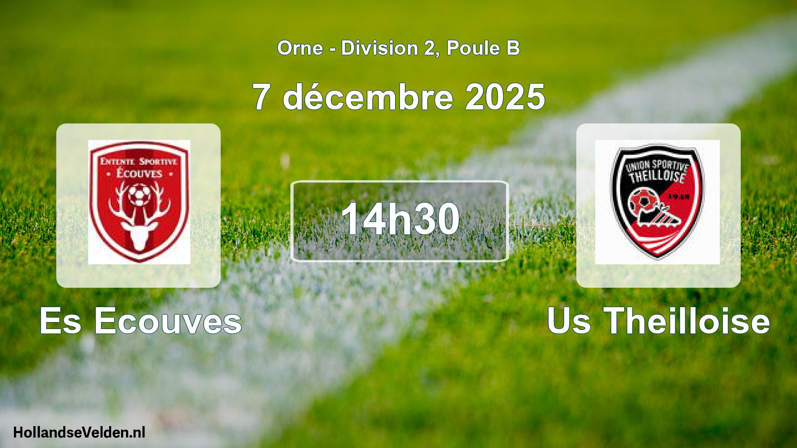 Scheduled Match: Es Ecouves - Us Theilloise (7 December 2025)