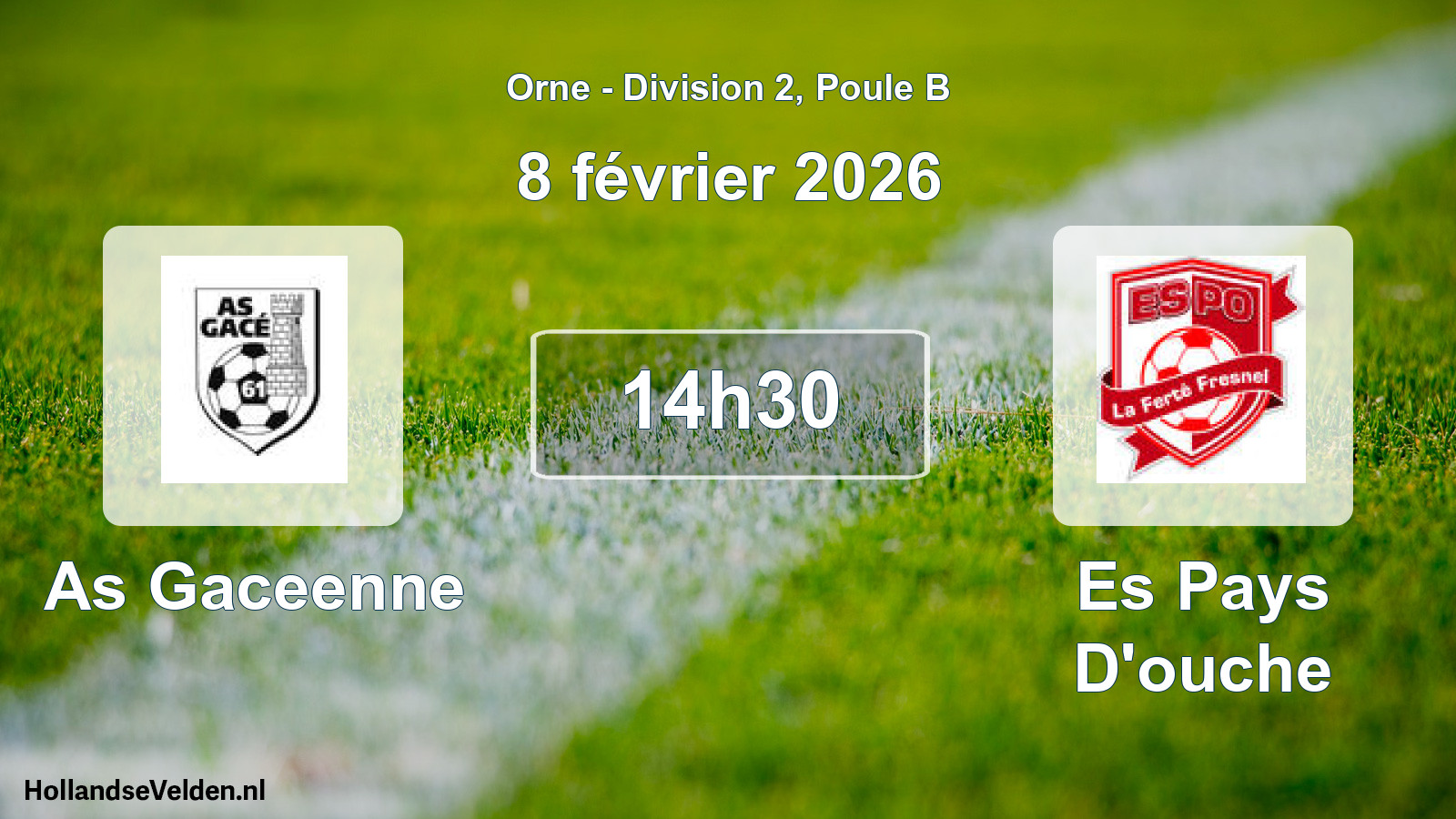 Scheduled Match: As Gaceenne - Es Pays D'ouche (8 February 2026)