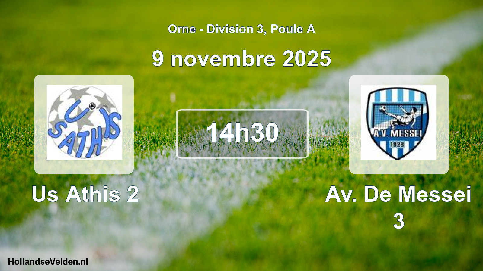 Scheduled Match: Us Athis 2 - Av. De Messei 3 (9 November 2025)