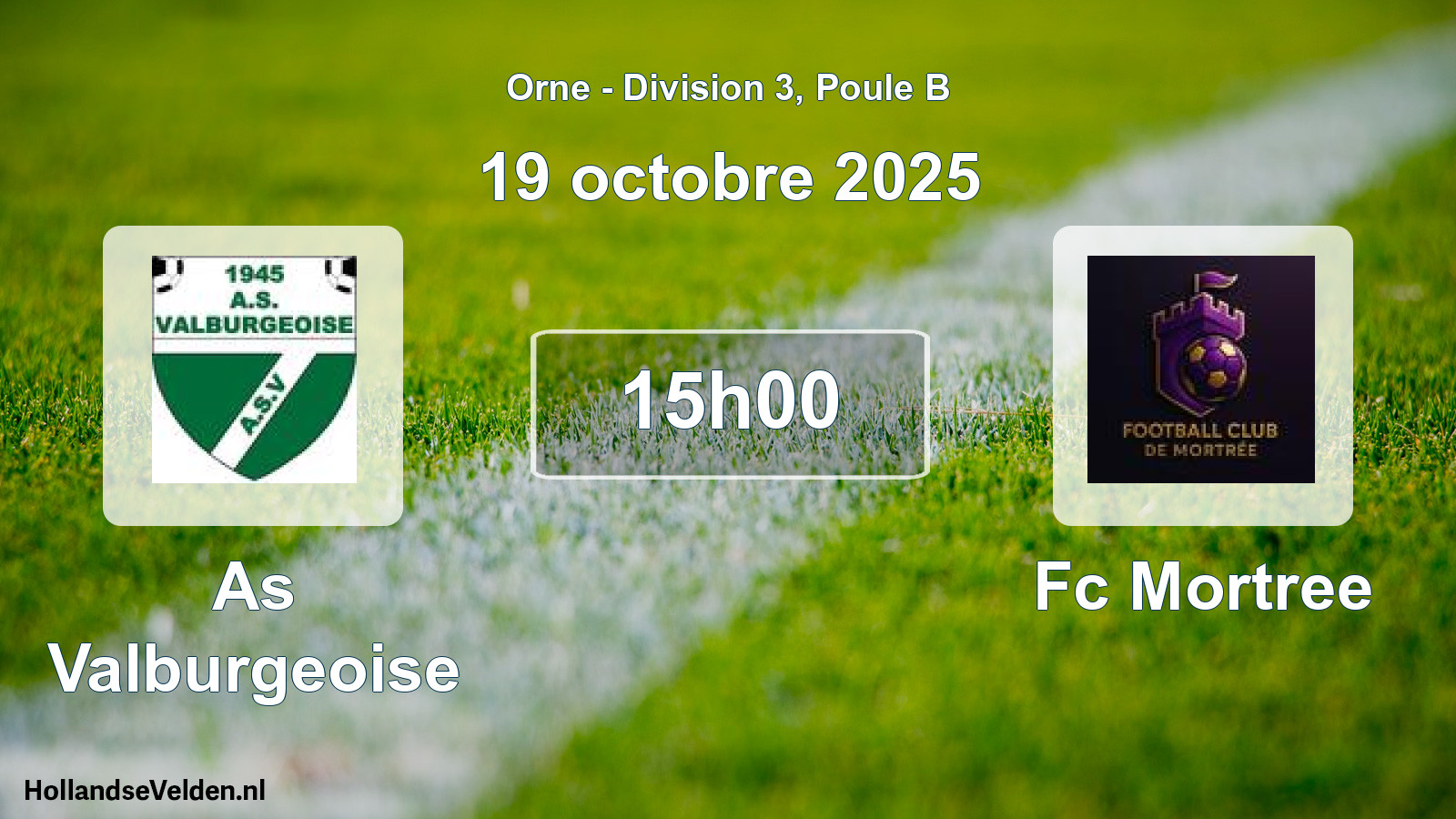 Scheduled Match: As Valburgeoise - Fc Mortree (19 October 2025)