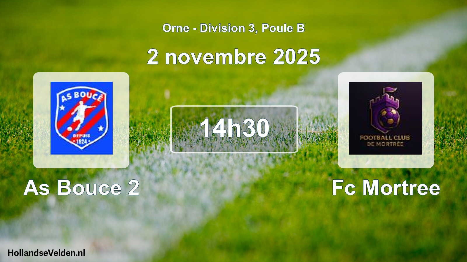 Geplande wedstrijd: As Bouce 2 - Fc Mortree (2 novembre 2025)