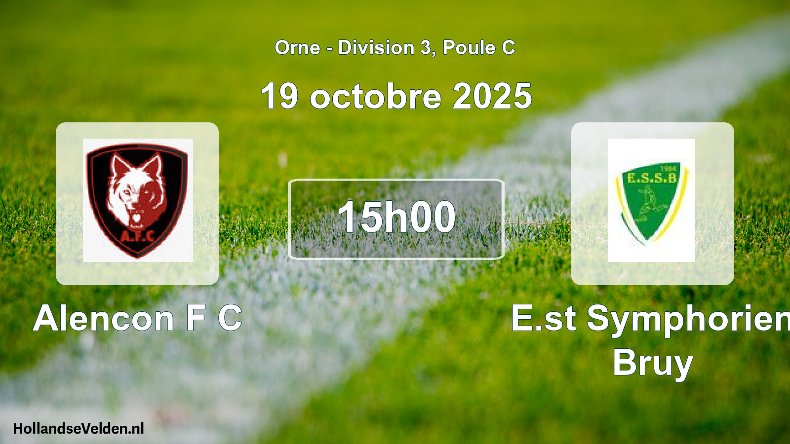 Geplande wedstrijd: Alencon F C - E.st Symphorien Bruy (19 oktober 2025)
