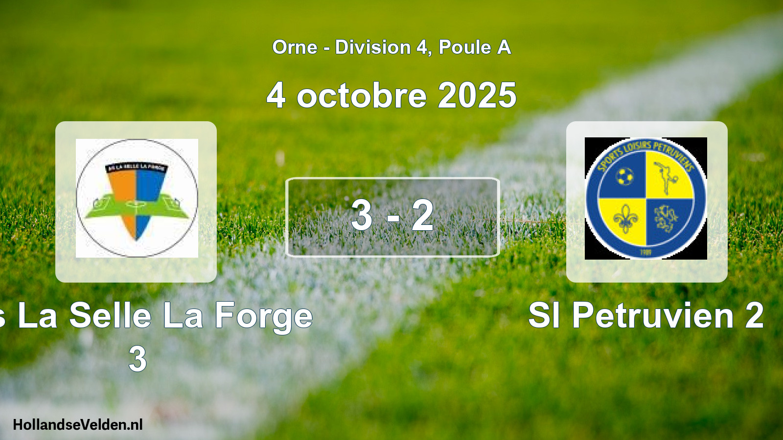 Total number of matches played: As La Selle La Forge 3 - Sl Petruvien 2 3 - 2 (4 October 2025)