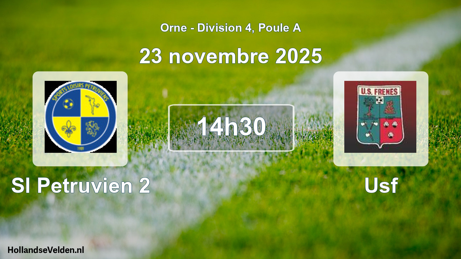 Geplande wedstrijd: Sl Petruvien 2 - Usf (23 november 2025)