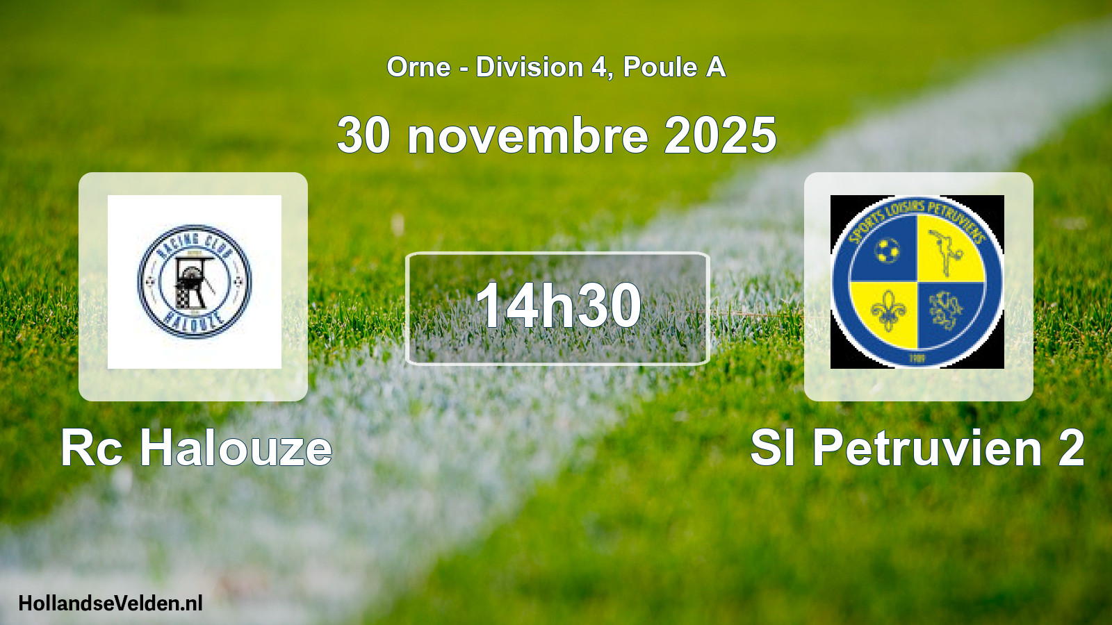 Geplande wedstrijd: Rc Halouze - Sl Petruvien 2 (30 novembre 2025)