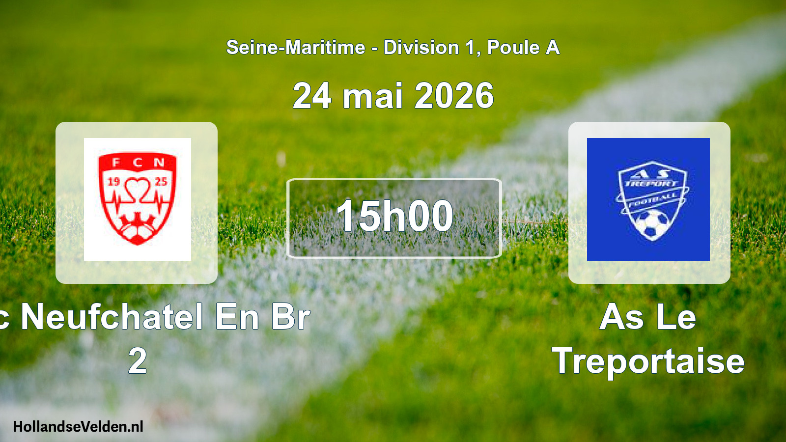 Scheduled Match: Fc Neufchatel En Br 2 - As Le Treportaise (24 May 2026)