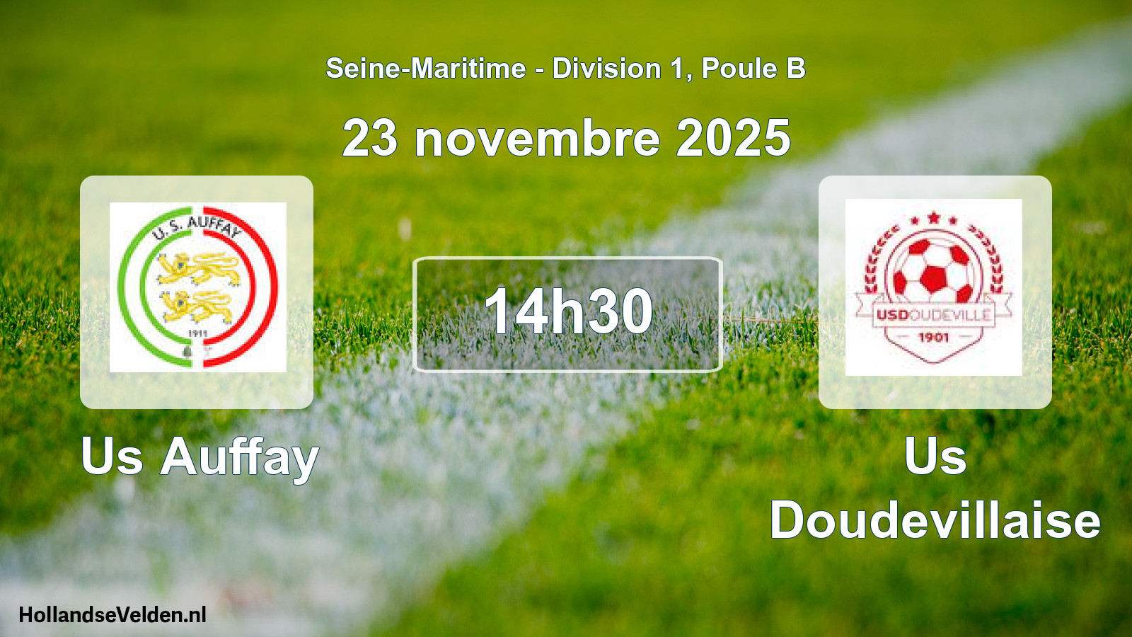 Scheduled Match: Us Auffay - Us Doudevillaise (23 November 2025)