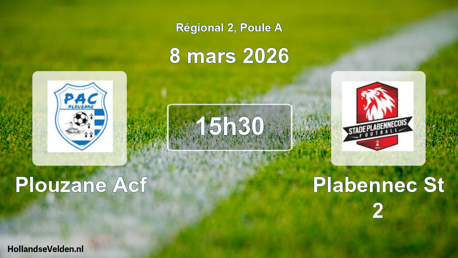 Geplande wedstrijd: Plouzane Acf - Plabennec St 2 (8 mars 2026)