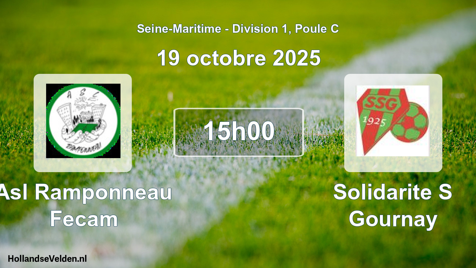 Scheduled Match: Asl Ramponneau Fecam - Solidarite S Gournay (19 October 2025)