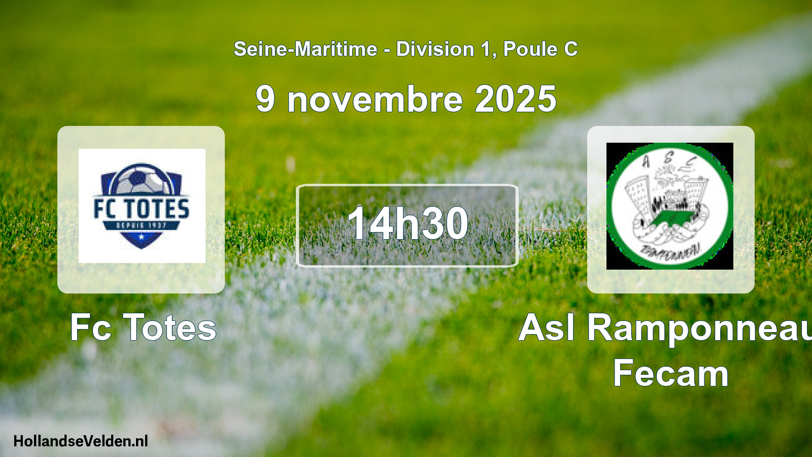 Scheduled Match: Fc Totes - Asl Ramponneau Fecam (9 November 2025)