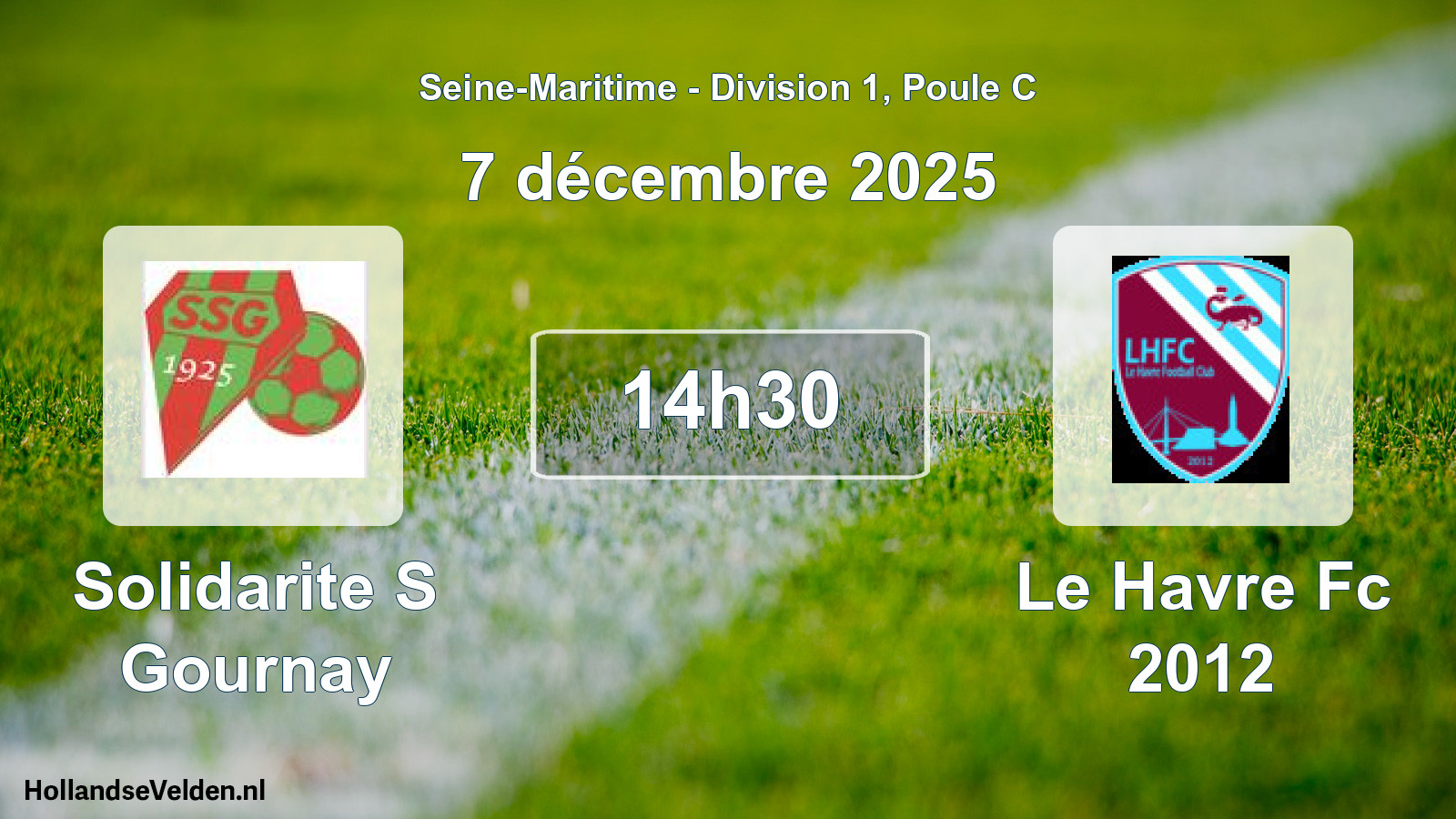 Scheduled Match: Solidarite S Gournay - Le Havre Fc 2012 (7 December 2025)