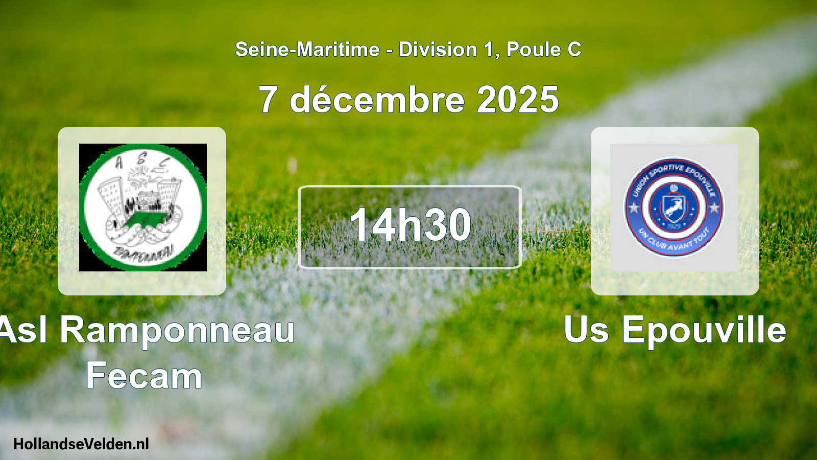 Geplande wedstrijd: Asl Ramponneau Fecam - Us Epouville (7 december 2025)
