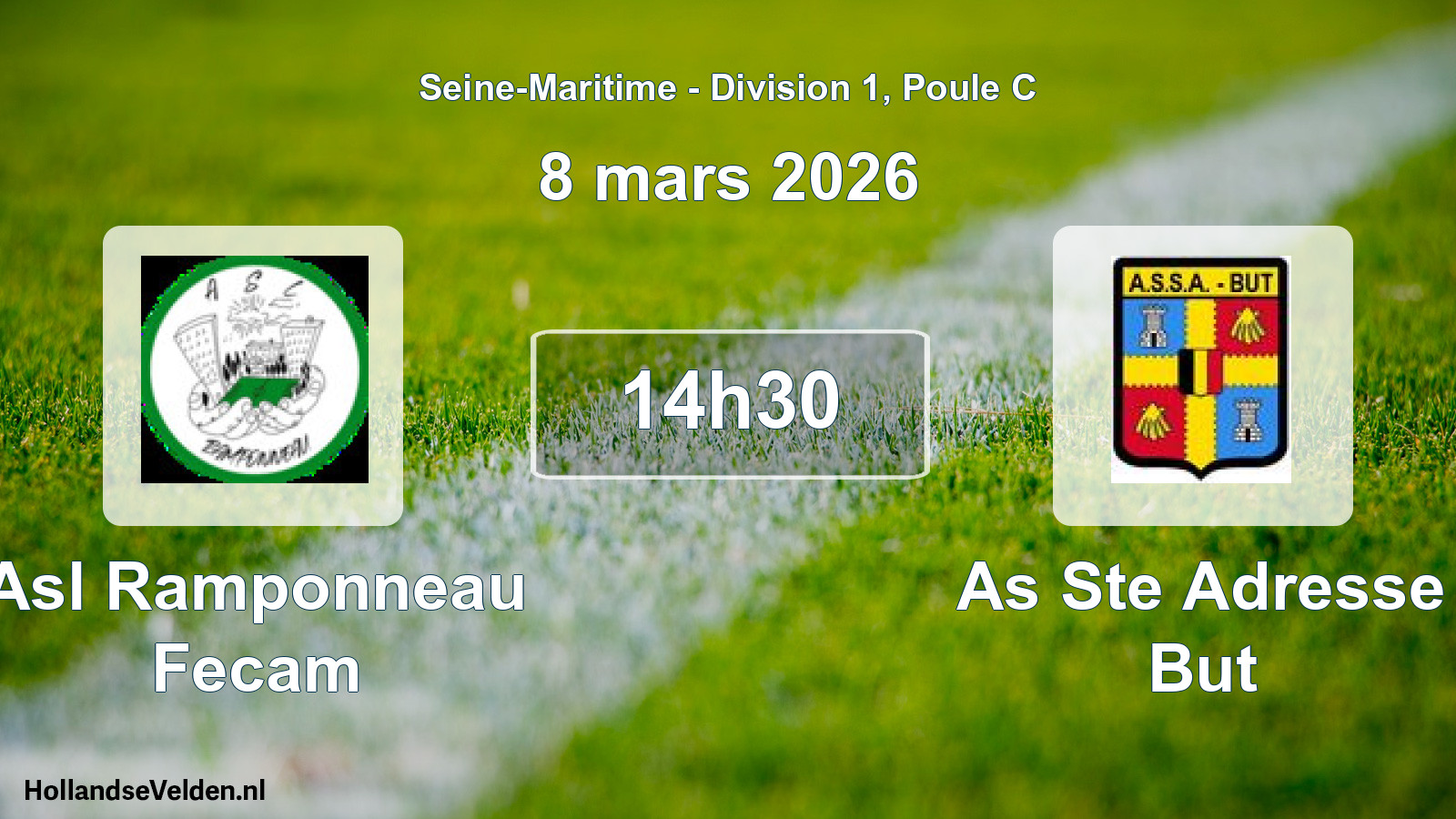 Geplande wedstrijd: Asl Ramponneau Fecam - As Ste Adresse But (8 mars 2026)