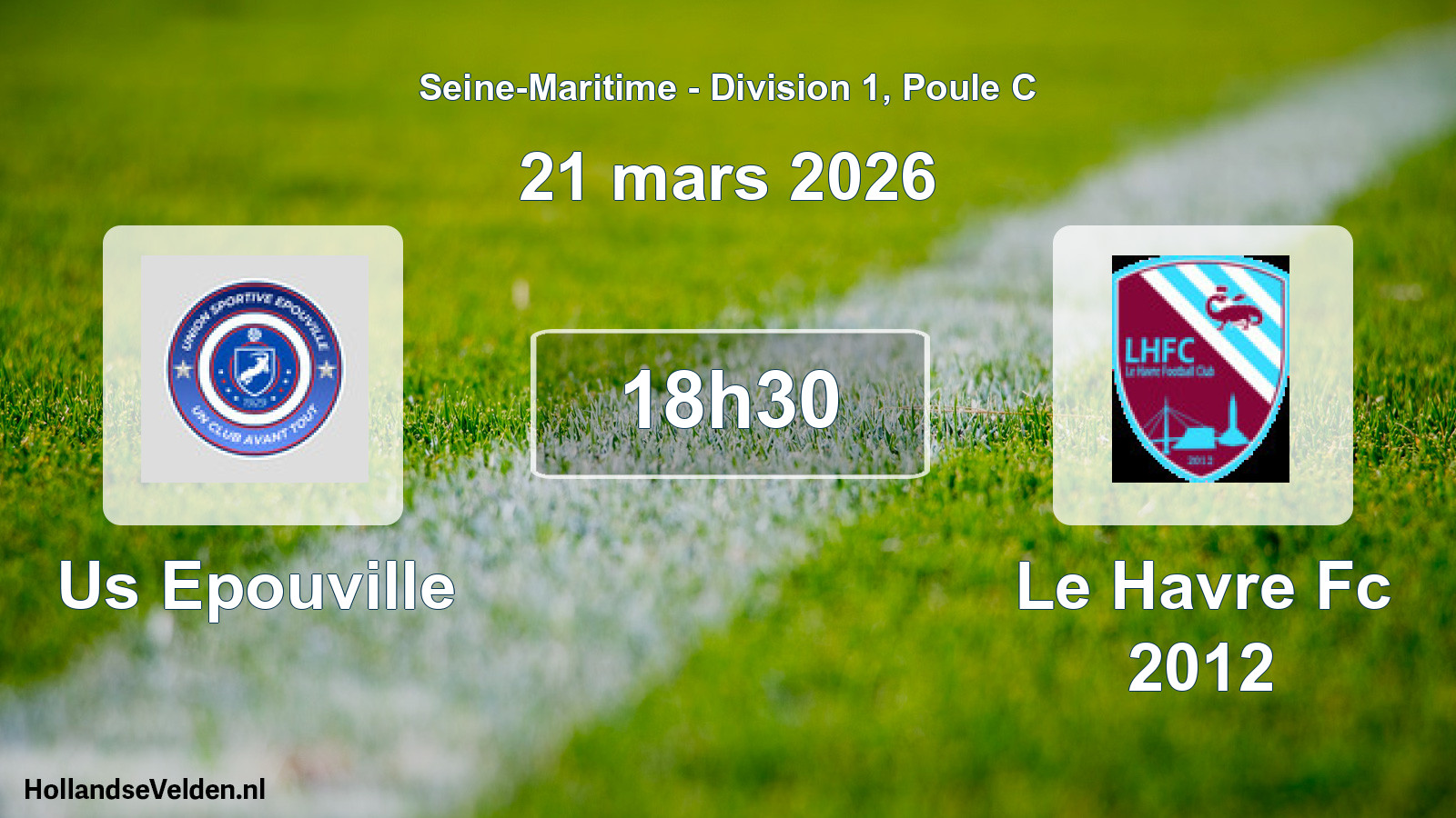 Geplande wedstrijd: Us Epouville - Le Havre Fc 2012 (21 maart 2026)