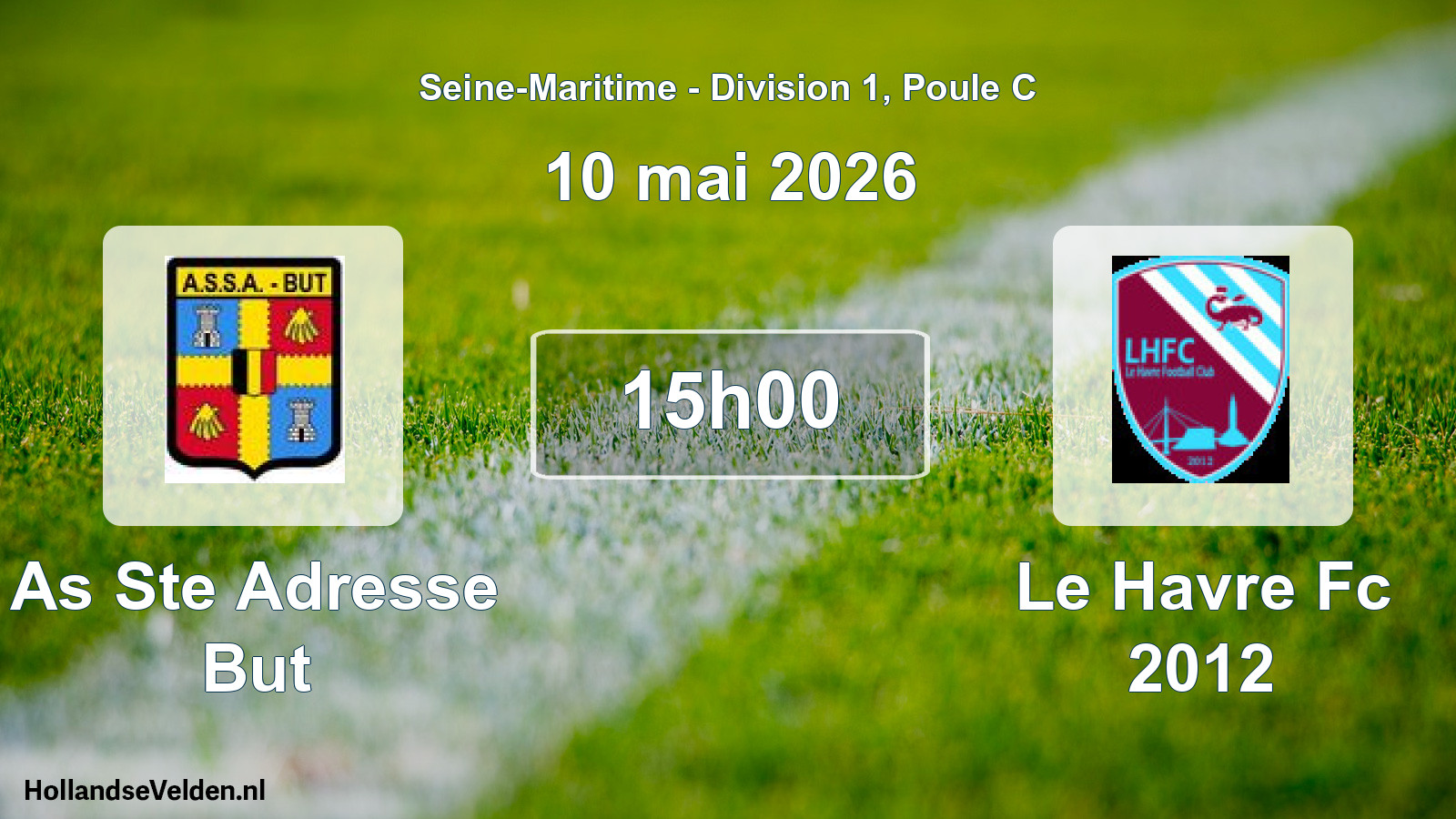 Geplande wedstrijd: As Ste Adresse But - Le Havre Fc 2012 (10 mei 2026)