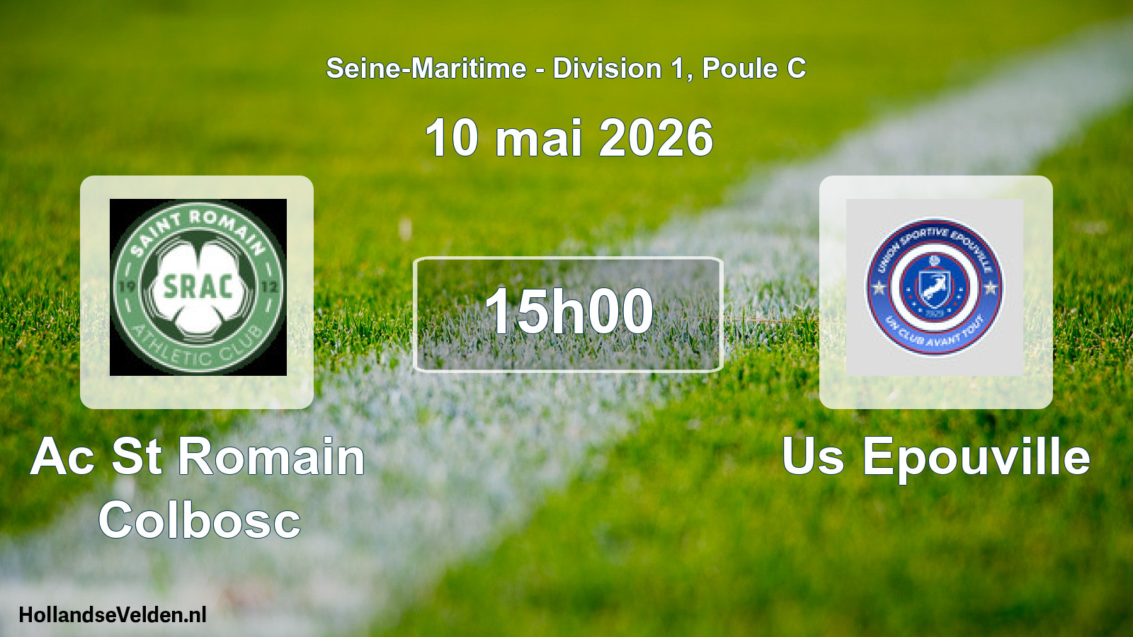 Geplande wedstrijd: Ac St Romain Colbosc - Us Epouville (10 mei 2026)