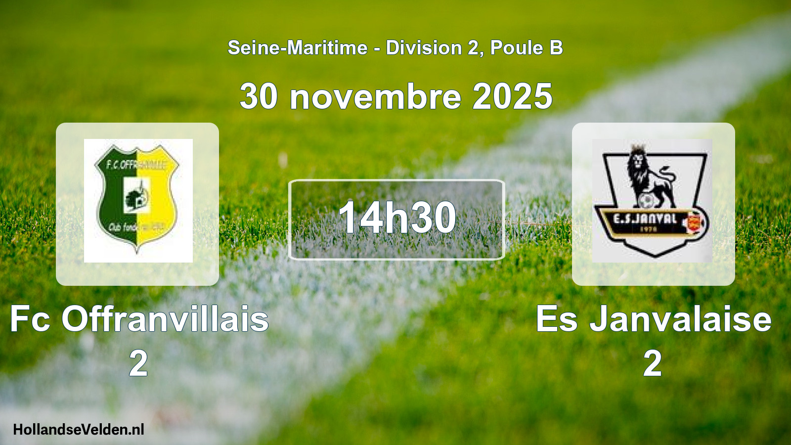 Scheduled Match: Fc Offranvillais 2 - Es Janvalaise 2 (30 November 2025)