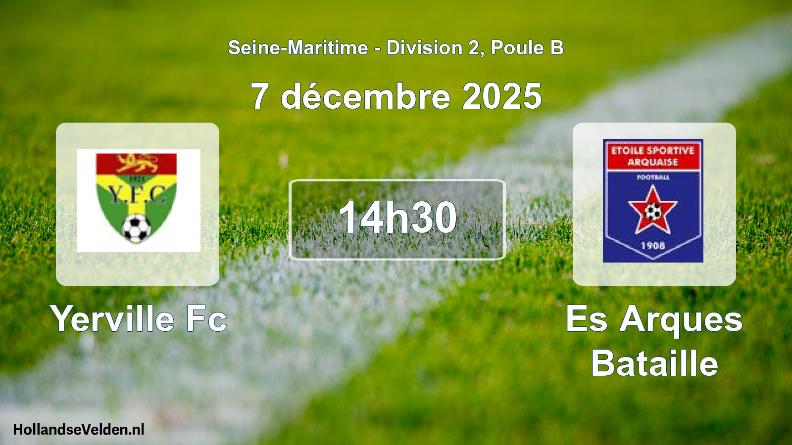 Scheduled Match: Yerville Fc - Es Arques Bataille (7 December 2025)