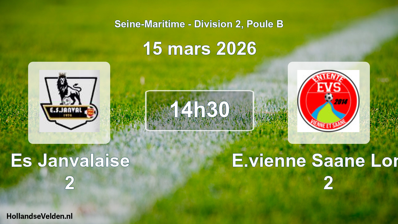 Geplande wedstrijd: Es Janvalaise 2 - E.vienne Saane Longu 2 (15 maart 2026)