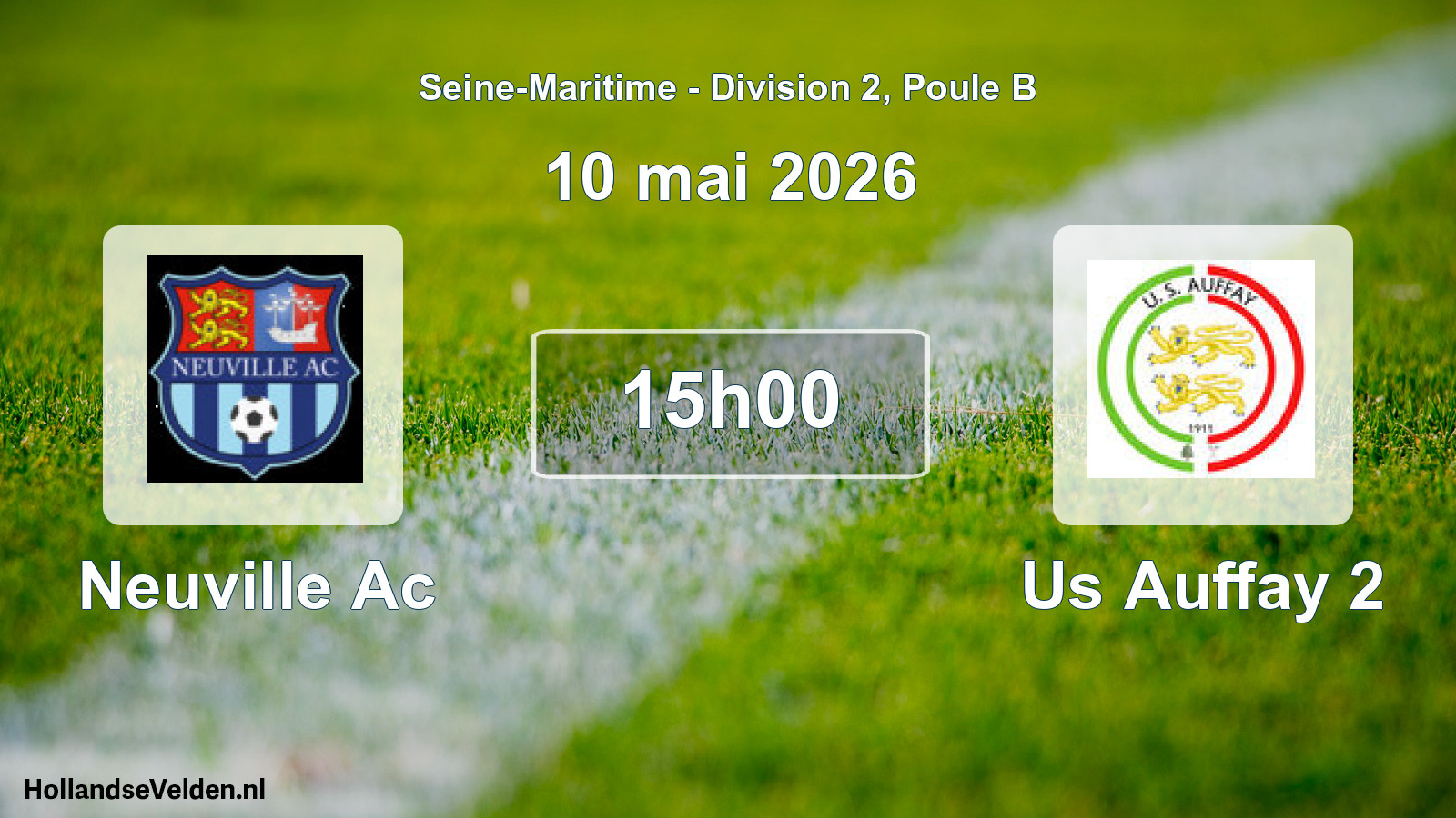 Geplande wedstrijd: Neuville Ac - Us Auffay 2 (10 mei 2026)