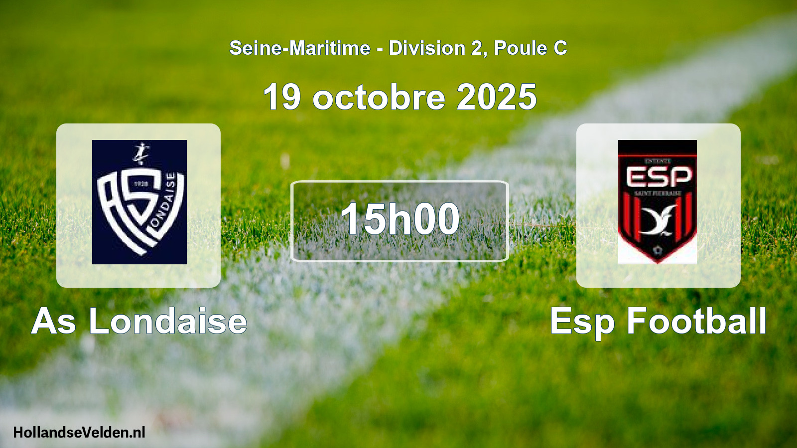 Scheduled Match: As Londaise - Esp Football (19 October 2025)