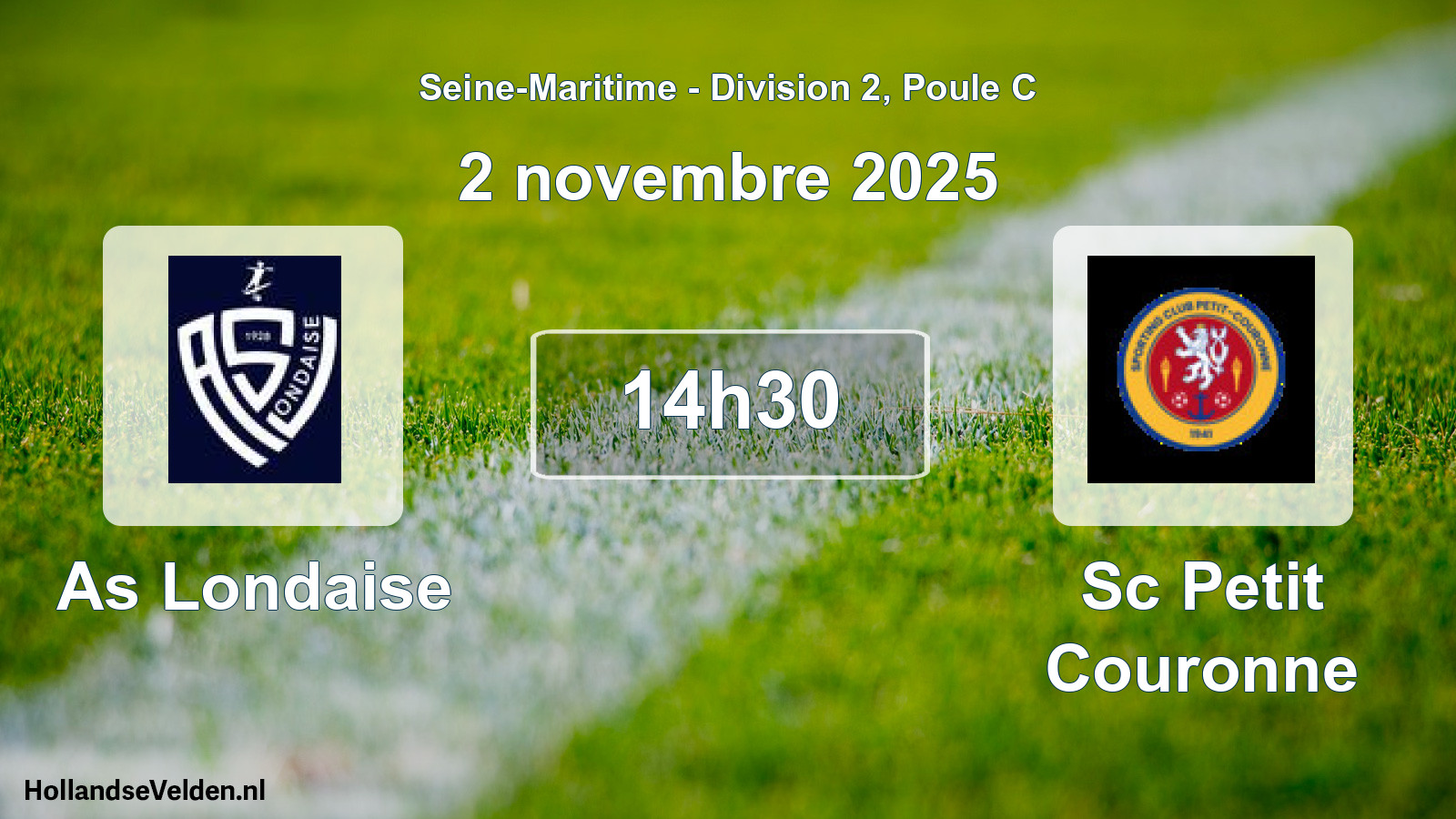 Geplande wedstrijd: As Londaise - Sc Petit Couronne (2 november 2025)