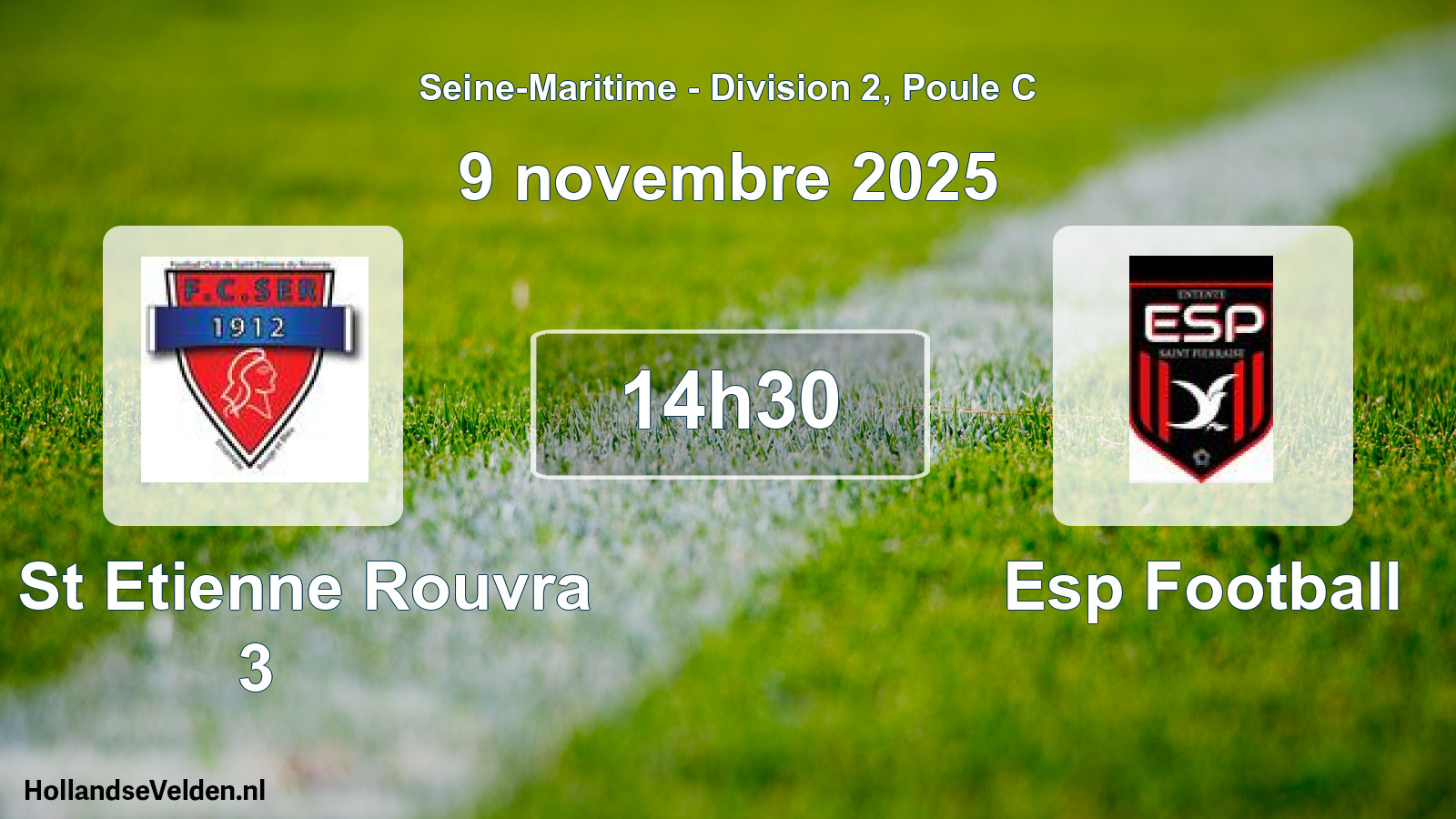 Scheduled Match: Fc St Etienne Rouvra 3 - Esp Football (9 November 2025)