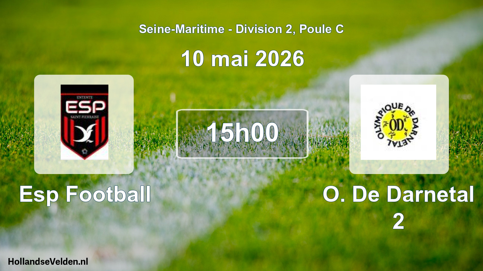 Scheduled Match: Esp Football - O. De Darnetal 2 (10 May 2026)