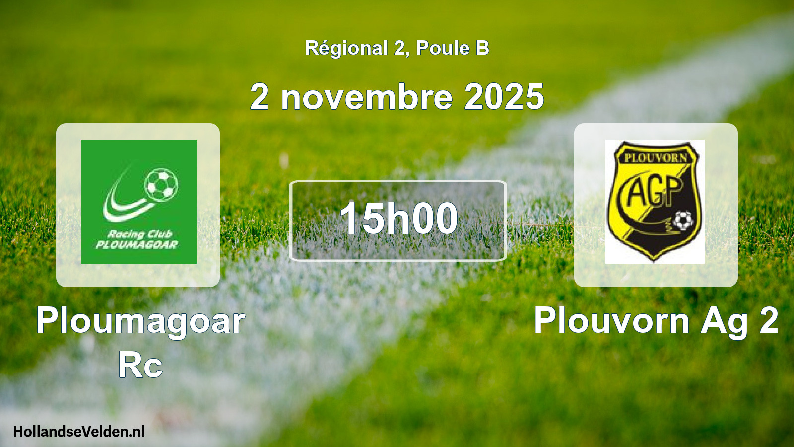 Scheduled Match: Ploumagoar Rc - Plouvorn Ag 2 (2 November 2025)