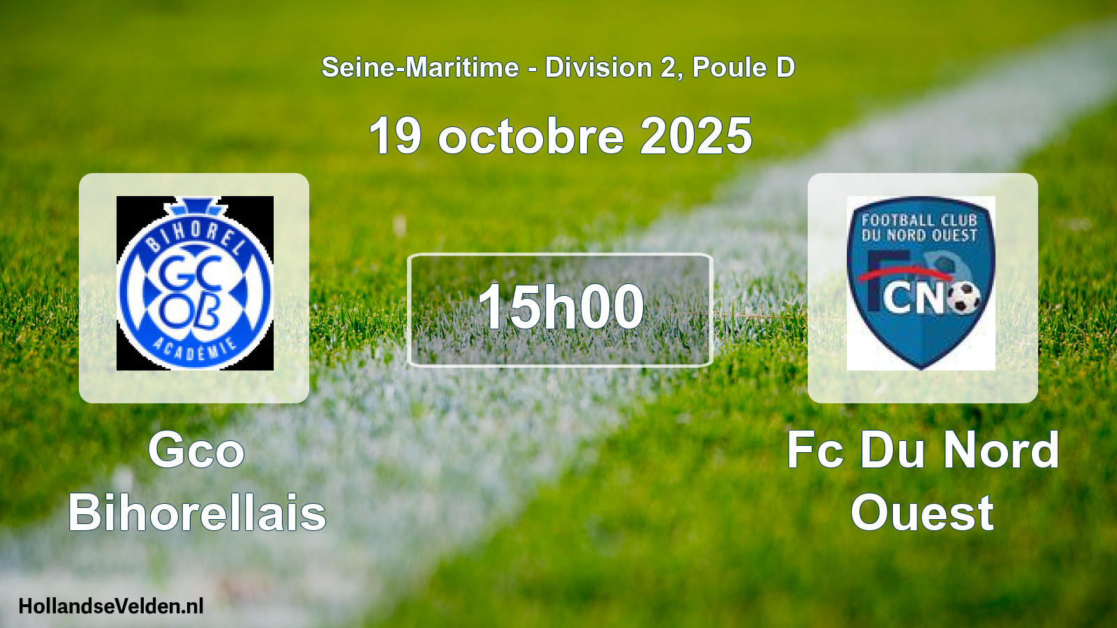 Scheduled Match: Gco Bihorellais - Fc Du Nord Ouest (19 October 2025)
