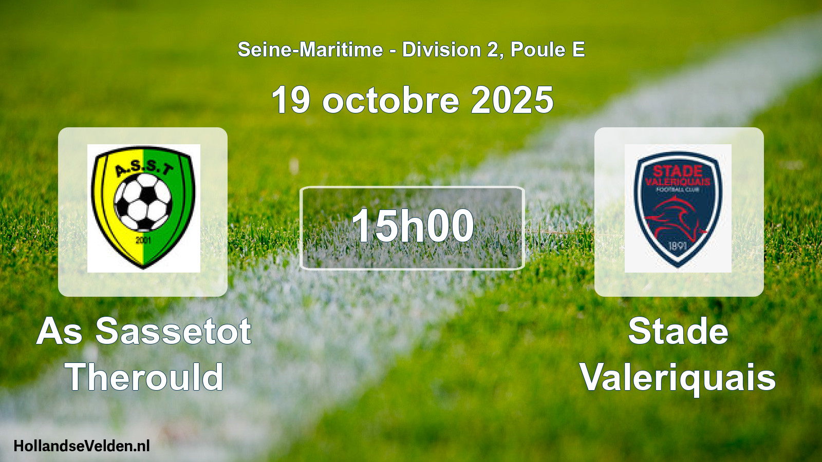 Scheduled Match: As Sassetot Therould - Stade Valeriquais (19 October 2025)
